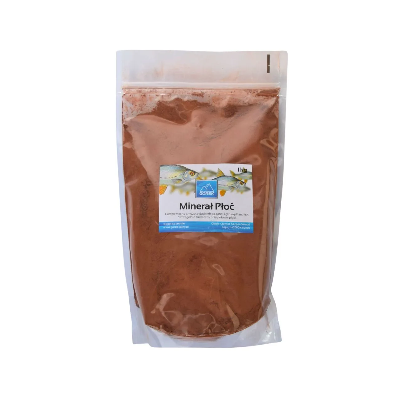 Minerał Płoć Suchy 1kg – naturalny dodatek smużący do zanęt