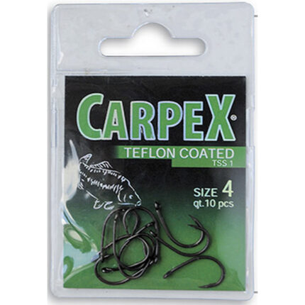 Haczyk Carpex Teflon Super Strong 1, rozm. 1 (10 szt.)
