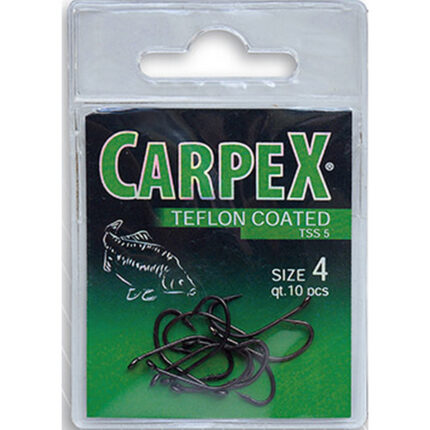 Haczyk Carpex Teflon Super Strong 5, rozm. 6 (10 szt.)
