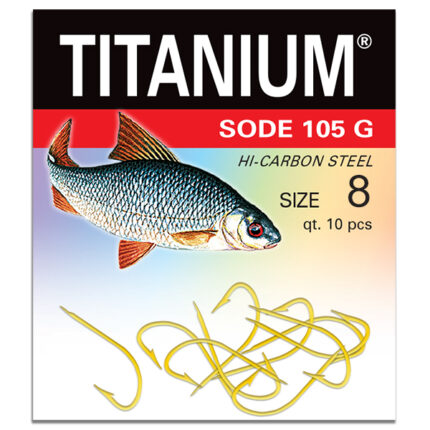 Haczyk Titanium SODE 105G (10 szt.), rozm. 8 (op.zb.10)