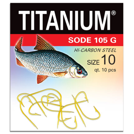 Haczyk Titanium SODE 105G (10 szt.), rozm. 10 (op.zb.10)