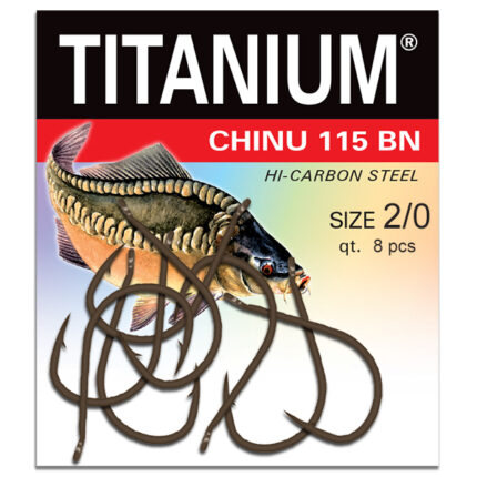Haczyk Titanium CHINU 115BN (8 szt.), rozm. 2/0 (op.zb.10)