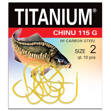 Haczyk Titanium CHINU 115G (10 szt.), rozm. 2 (op.zb.10)