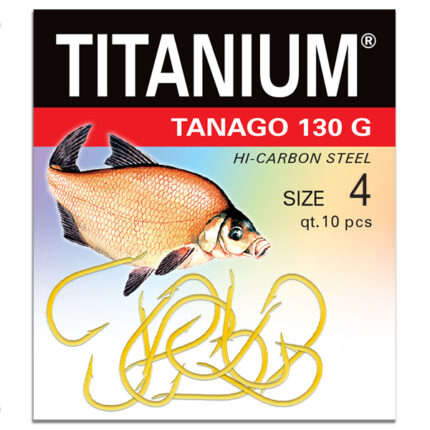 Haczyk Titanium TANAGO 130G (10 szt.), rozm. 4 (op.zb.10)