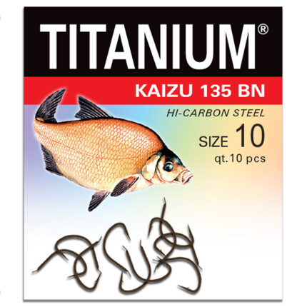 Haczyk Titanium KAIZU 135BN (10 szt.), rozm. 10 (op.zb.10)