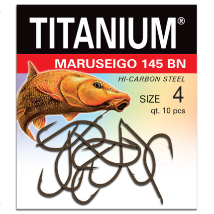Haczyk Titanium MARUSEIGO 145BN (10 szt.), rozm. 4 (op.zb.10)