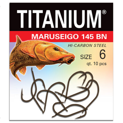 Haczyk Titanium MARUSEIGO 145BN (10 szt.), rozm. 6 (op.zb.10)