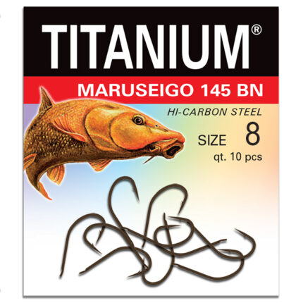Haczyk Titanium MARUSEIGO 145BN (10 szt.), rozm. 8 (op.zb.10)