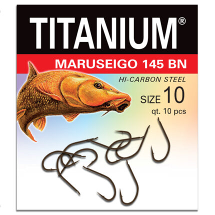 Haczyk Titanium MARUSEIGO 145BN (10 szt.), rozm. 10 (op.zb.10)