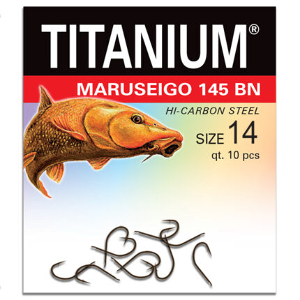 Haczyk Titanium MARUSEIGO 145BN (10 szt.), rozm. 14 (op.zb.10)
