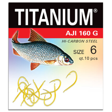 Haczyk Titanium AJI 160G (10 szt.), rozm. 6 (op.zb.10)