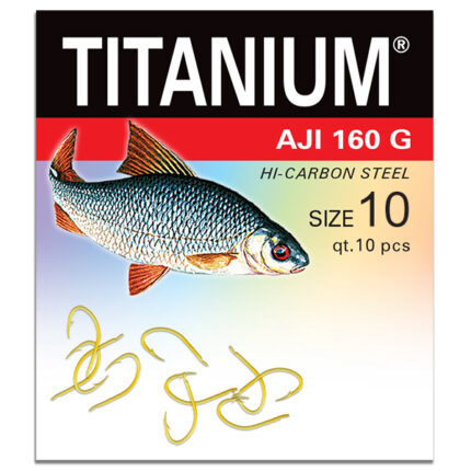 Haczyk Titanium AJI 160G (10 szt.), rozm. 10 (op.zb.10)