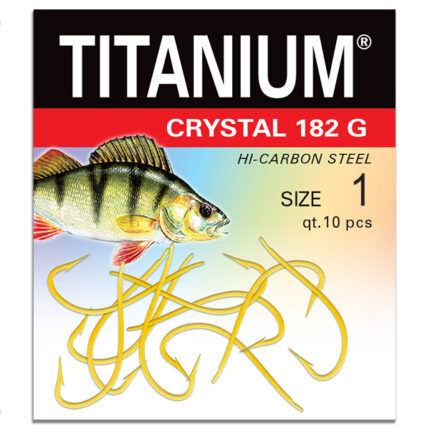 Haczyk Titanuim CRYSTAL 182G (10 szt.), rozm. 1 (op.zb.10)
