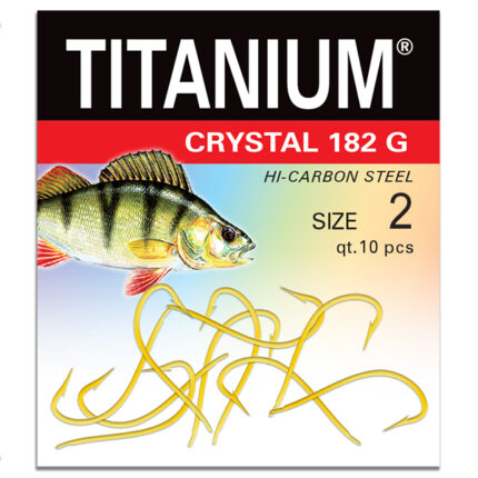 Haczyk Titanuim CRYSTAL 182G (10 szt.), rozm. 2 (op.zb.10)