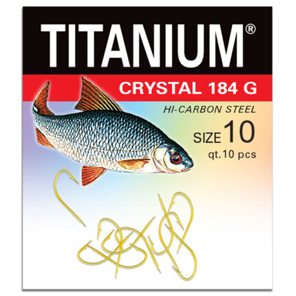 Haczyk Titanium CRYSTAL 184G (10 szt.), rozm. 10 (op.zb.10)