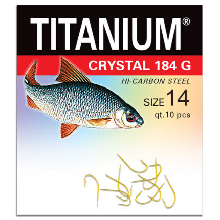 Haczyk Titanium CRYSTAL 184G (10 szt.), rozm. 14 (op.zb.10)