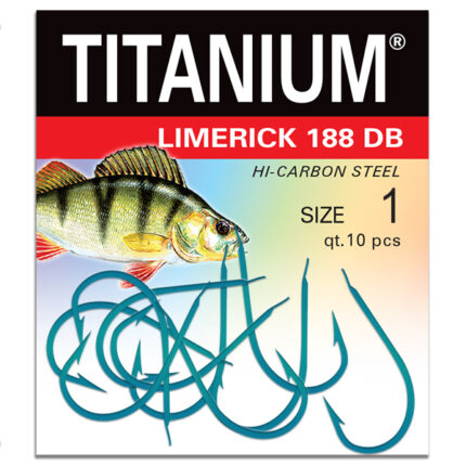 Haczyk Titanium LIMERICK 188DB (10 szt.), rozm. 1 (op.zb.10)