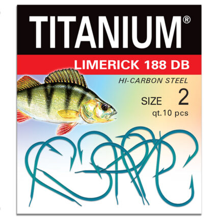 Haczyk Titanium LIMERICK 188DB (10 szt.), rozm. 2 (op.zb.10)