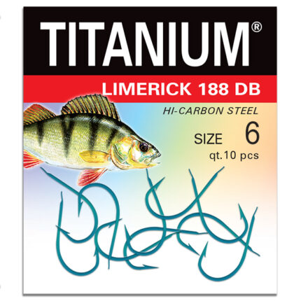 Haczyk Titanium LIMERICK 188DB (10 szt.), rozm. 6 (op.zb.10)