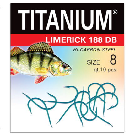 Haczyk Titanium LIMERICK 188DB (10 szt.), rozm. 8 (op.zb.10)