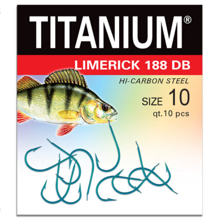 Haczyk Titanium LIMERICK 188DB (10 szt.), rozm. 10 (op.zb.10)