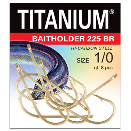 Haczyk Titanium BAITHOLDER 225BR (8 szt.), rozm. 1/0 (op.zb.10)