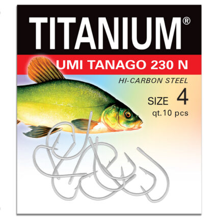 Haczyk Titanium UMI TANAGO 230N (10 szt.), rozm. 4 (op.zb.10)