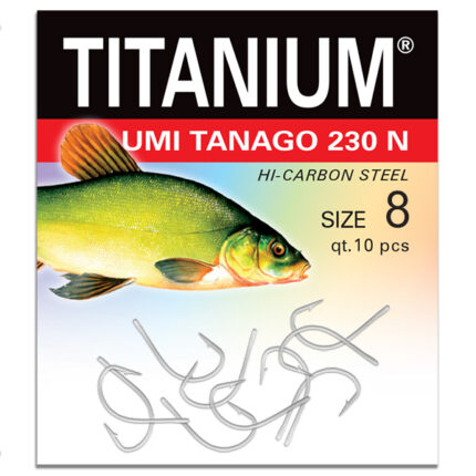 Haczyk Titanium UMI TANAGO 230N (10 szt.), rozm. 8 (op.zb.10)