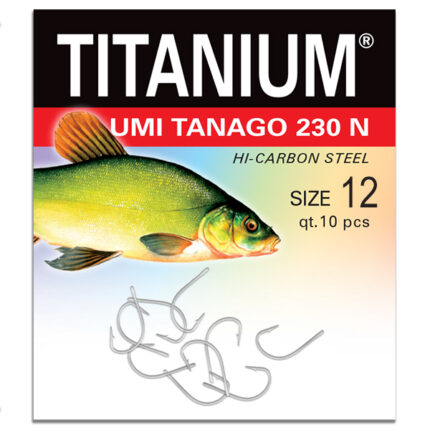 Haczyk Titanium UMI TANAGO 230N (10 szt.), rozm. 12 (op.zb.10)