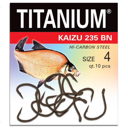 Haczyk Titanium KAIZU 235BN (10 szt.), rozm. 4 (op.zb.10)