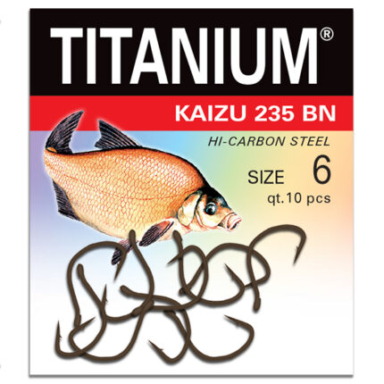 Haczyk Titanium KAIZU 235BN (10 szt.), rozm. 6 (op.zb.10)