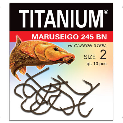 Haczyk Titanium MARUSEIGO 145BN (10 szt.), rozm. 2 (op.zb.10)