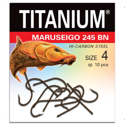 Haczyk Titanium MARUSEIGO 145BN (10 szt.), rozm. 4 (op.zb.10)