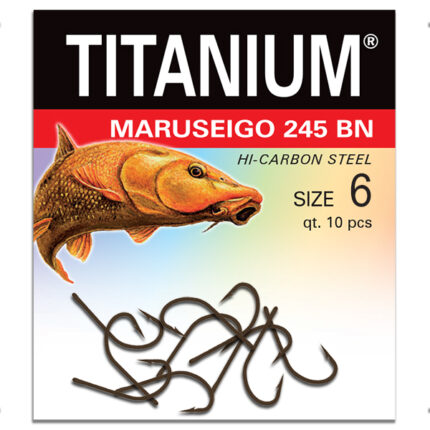 Haczyk Titanium MARUSEIGO 145BN (10 szt.), rozm. 6 (op.zb.10)