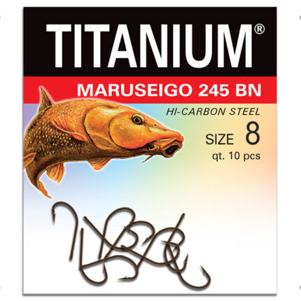 Haczyk Titanium MARUSEIGO 145BN (10 szt.), rozm. 8 (op.zb.10)