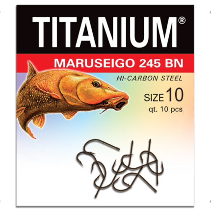 Haczyk Titanium MARUSEIGO 145BN (10 szt.), rozm. 10 (op.zb.10)