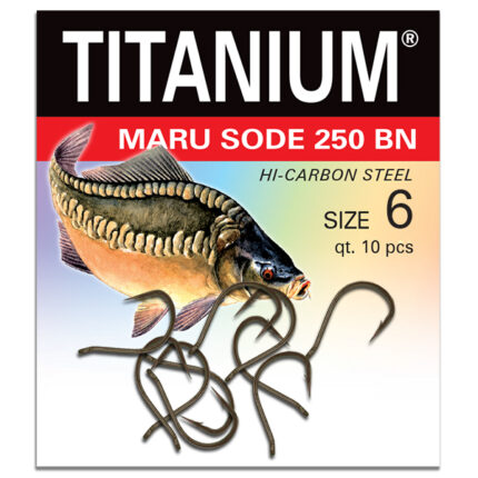 Haczyk Titanium MARU SODE 250BN (10 szt.), rozm. 6 (op.zb.10)