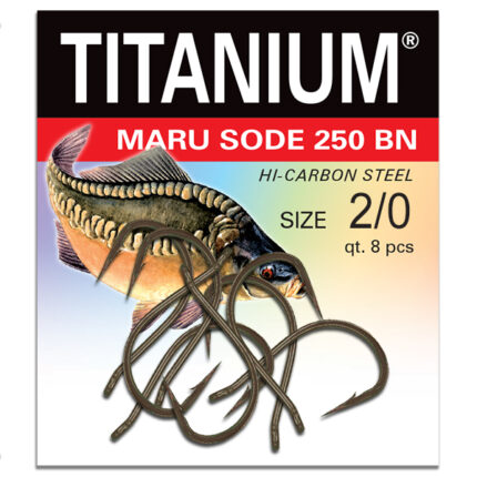 Haczyk Titanium MARU SODE 250BN (8 szt.), rozm. 2/0 (op.zb.10)