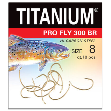 Haczyk Titanium PRO FLY 300BR (10 szt.), rozm. 8 (op.zb.10)