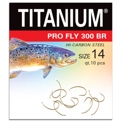 Haczyk Titanium PRO FLY 300BR (10 szt.), rozm. 14 (op.zb.10)