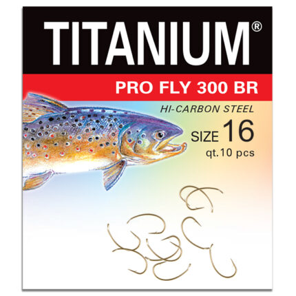 Haczyk Titanium PRO FLY 300BR (10 szt.), rozm. 16 (op.zb.10)