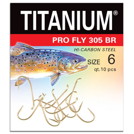 Haczyk Titanium PRO FLY 305BR (10 szt.), rozm. 6 (op.zb.10)