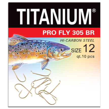 Haczyk Titanium PRO FLY 305BR (10 szt.), rozm. 12 (op.zb.10)