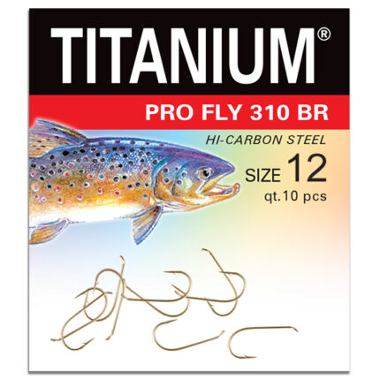 Haczyk Titanium PRO FLY 310BR (10 szt.), rozm. 12 (op.zb.10)