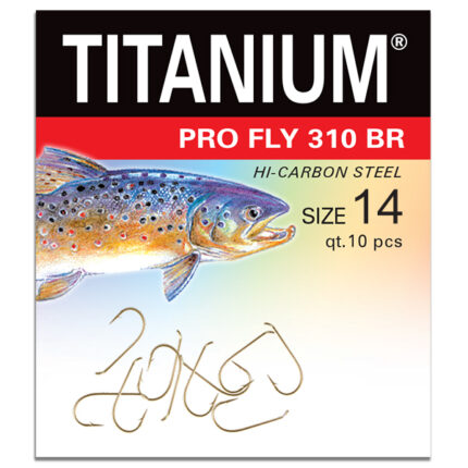 Haczyk Titanium PRO FLY 310BR (10 szt.), rozm. 14 (op.zb.10)