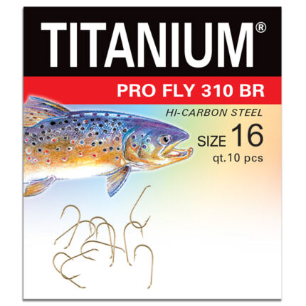 Haczyk Titanium PRO FLY 310BR (10 szt.), rozm. 16 (op.zb.10)